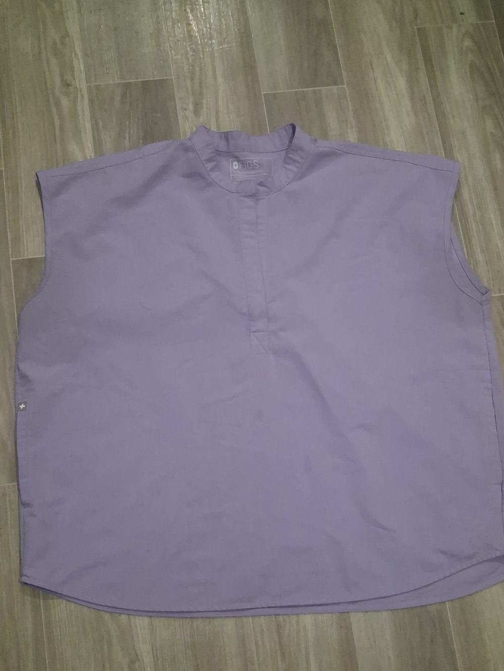 Figs Lavender Sleeveless Tunic Tank